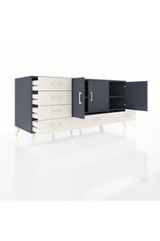 Kronos Konsol 4 Raflı 6 Çekmeceli 3 Kapaklı 176x59x83 - S610M033V16C