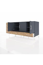 Kronos Konsol 4 Raflı 6 Çekmeceli 3 Kapaklı 176x59x83 - S610M033V18C