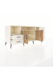 Kronos Konsol 3 Raflı 4 Çekmeceli 2 Kapaklı 176x59x83 - S610M034V01C