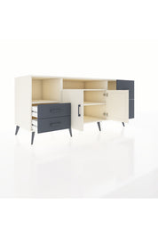 Kronos Konsol 3 Raflı 4 Çekmeceli 2 Kapaklı 176x59x83 - S610M034V05C