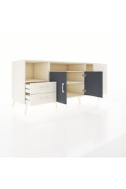 Kronos Konsol 3 Raflı 4 Çekmeceli 2 Kapaklı 176x59x83 - S610M034V07C