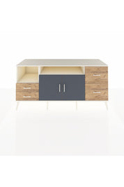 Kronos Konsol 3 Raflı 4 Çekmeceli 2 Kapaklı 176x59x83 - S610M034V09C