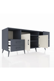 Kronos Konsol 3 Raflı 4 Çekmeceli 2 Kapaklı 176x59x83 - S610M034V14C