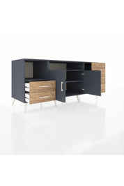 Kronos Konsol 3 Raflı 4 Çekmeceli 2 Kapaklı 176x59x83 - S610M034V18C