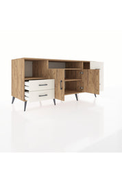Kronos Konsol 3 Raflı 4 Çekmeceli 2 Kapaklı 176x59x83 - S610M034V19C