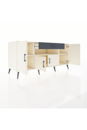 Kronos Konsol 3 Raflı Tek Çekmeceli 4 Kapaklı 176x59x83 - S610M035V05C