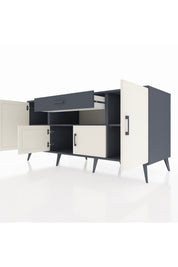 Kronos Konsol 3 Raflı Tek Çekmeceli 4 Kapaklı 176x59x83 - S610M035V14C