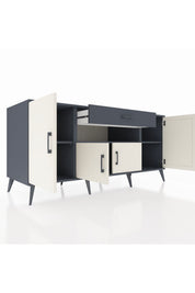 Kronos Konsol 3 Raflı Tek Çekmeceli 4 Kapaklı 176x59x83 - S610M035V14C