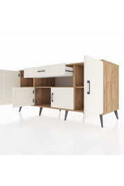 Kronos Konsol 3 Raflı Tek Çekmeceli 4 Kapaklı 176x59x83 - S610M035V22C