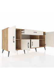 Kronos Konsol 3 Raflı Tek Çekmeceli 4 Kapaklı 176x59x83 - S610M035V22C
