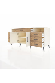 Kronos Konsol 4 Raflı 7 Çekmeceli 2 Kapaklı 176x59x83 - S610M036V06C