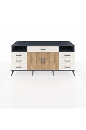 Kronos Konsol 4 Raflı 7 Çekmeceli 2 Kapaklı 176x59x83 - S610M036V10C