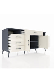 Kronos Konsol 4 Raflı 7 Çekmeceli 2 Kapaklı 176x59x83 - S610M036V13C
