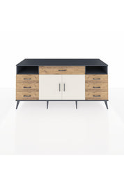 Kronos Konsol 4 Raflı 7 Çekmeceli 2 Kapaklı 176x59x83 - S610M036V15C