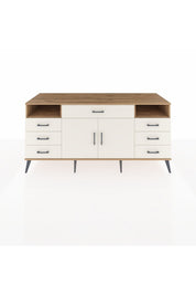 Kronos Konsol 4 Raflı 7 Çekmeceli 2 Kapaklı 176x59x83 - S610M036V22C