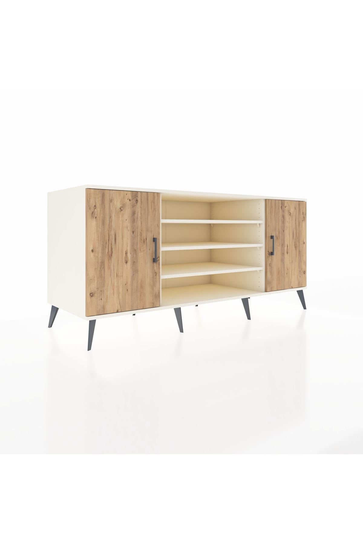 Kronos Konsol 5 Raflı 2 Kapaklı 176x59x83 - S610M037V01C