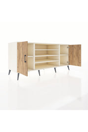 Kronos Konsol 5 Raflı 2 Kapaklı 176x59x83 - S610M037V01C