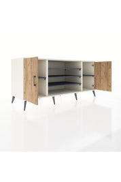 Kronos Konsol 5 Raflı 2 Kapaklı 176x59x83 - S610M037V02C
