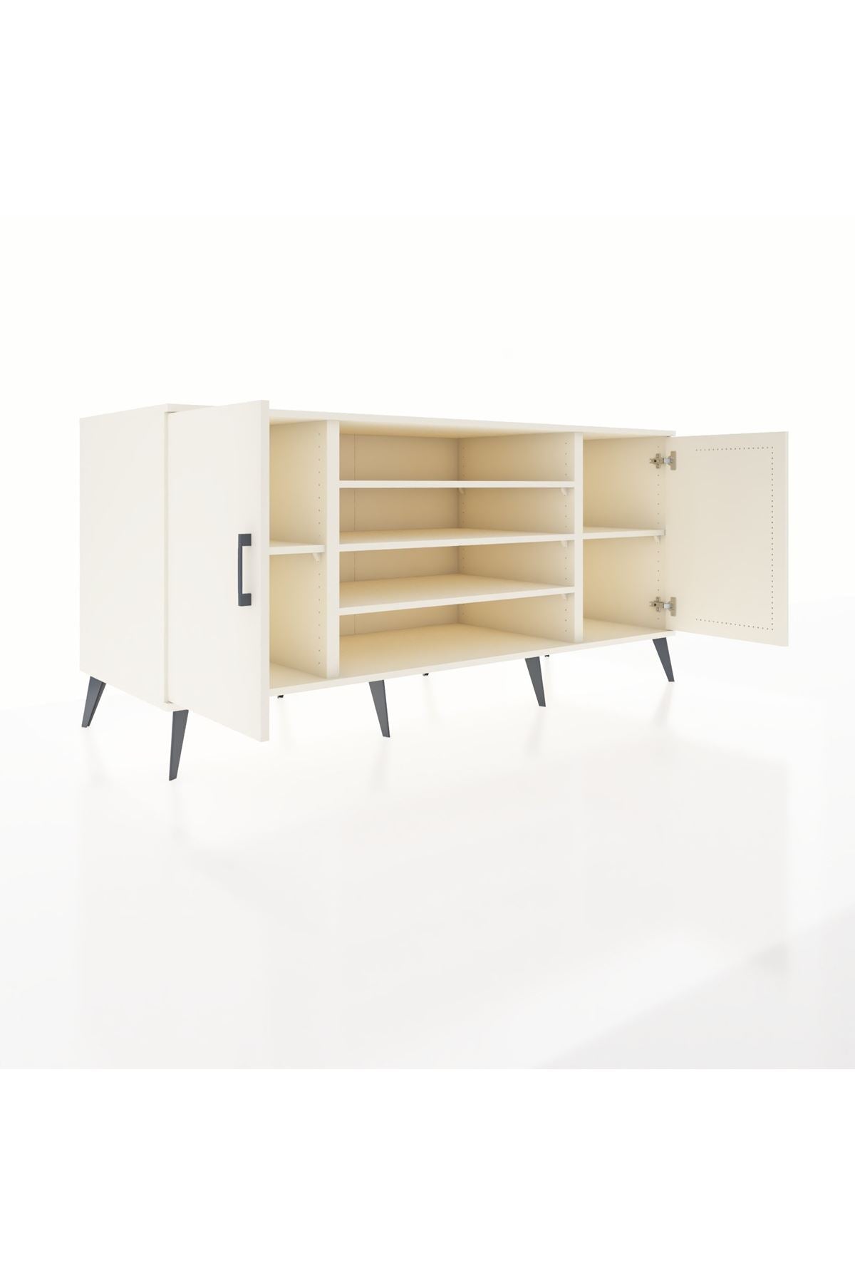 Kronos Konsol 5 Raflı 2 Kapaklı 176x59x83 - S610M037V04C