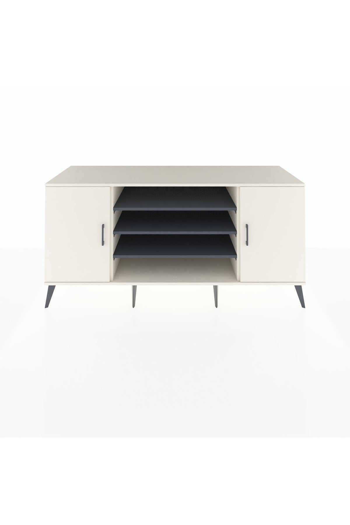 Kronos Konsol 5 Raflı 2 Kapaklı 176x59x83 - S610M037V05C