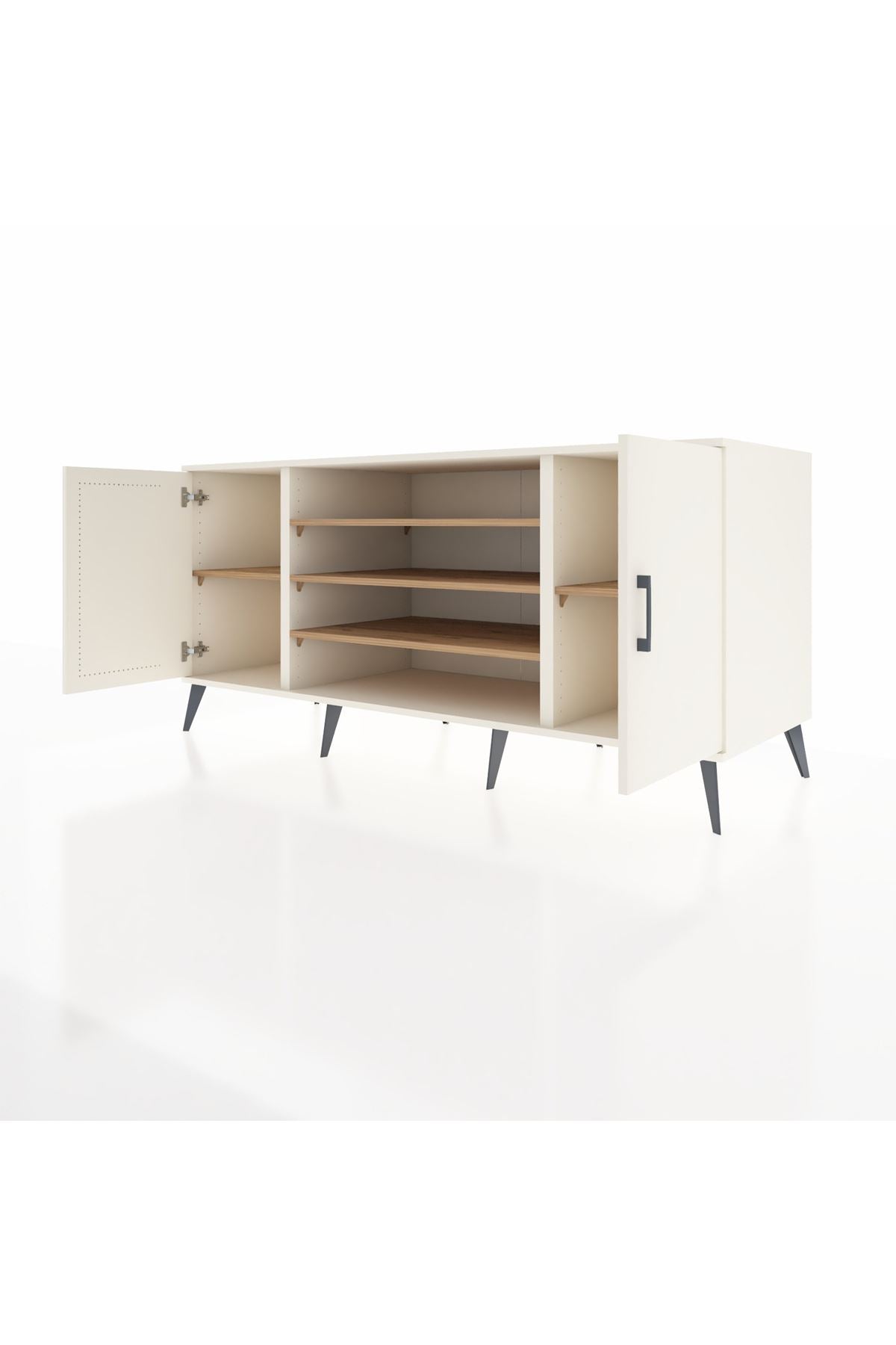 Kronos Konsol 5 Raflı 2 Kapaklı 176x59x83 - S610M037V06C