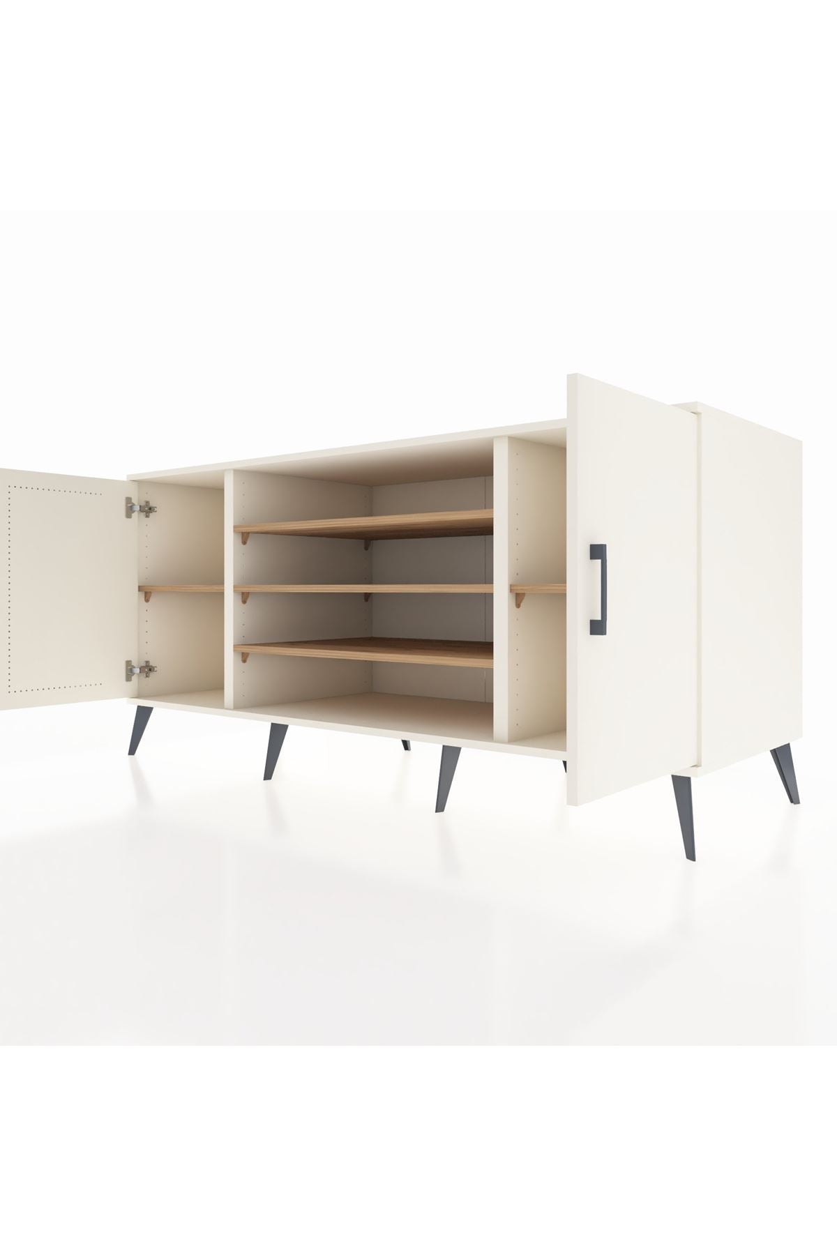 Kronos Konsol 5 Raflı 2 Kapaklı 176x59x83 - S610M037V06C