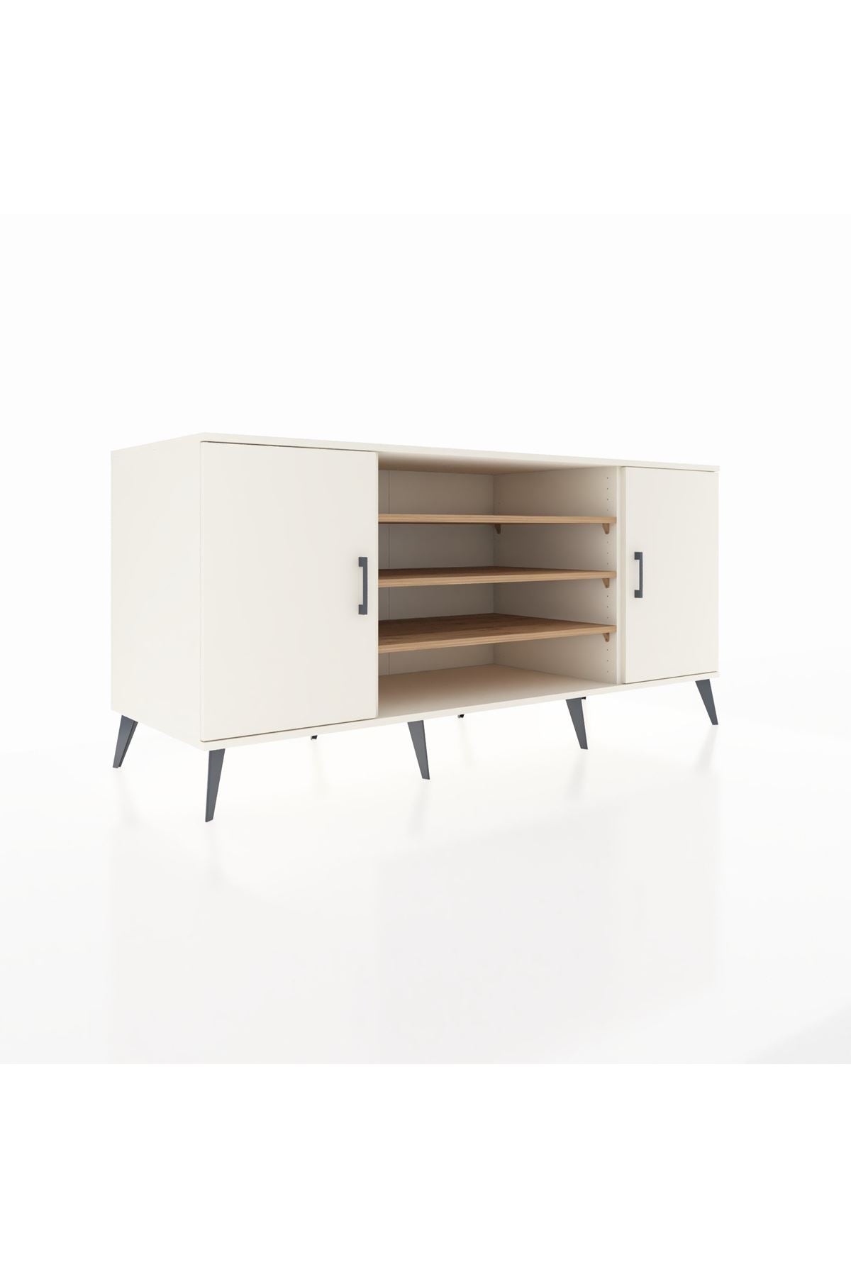 Kronos Konsol 5 Raflı 2 Kapaklı 176x59x83 - S610M037V06C