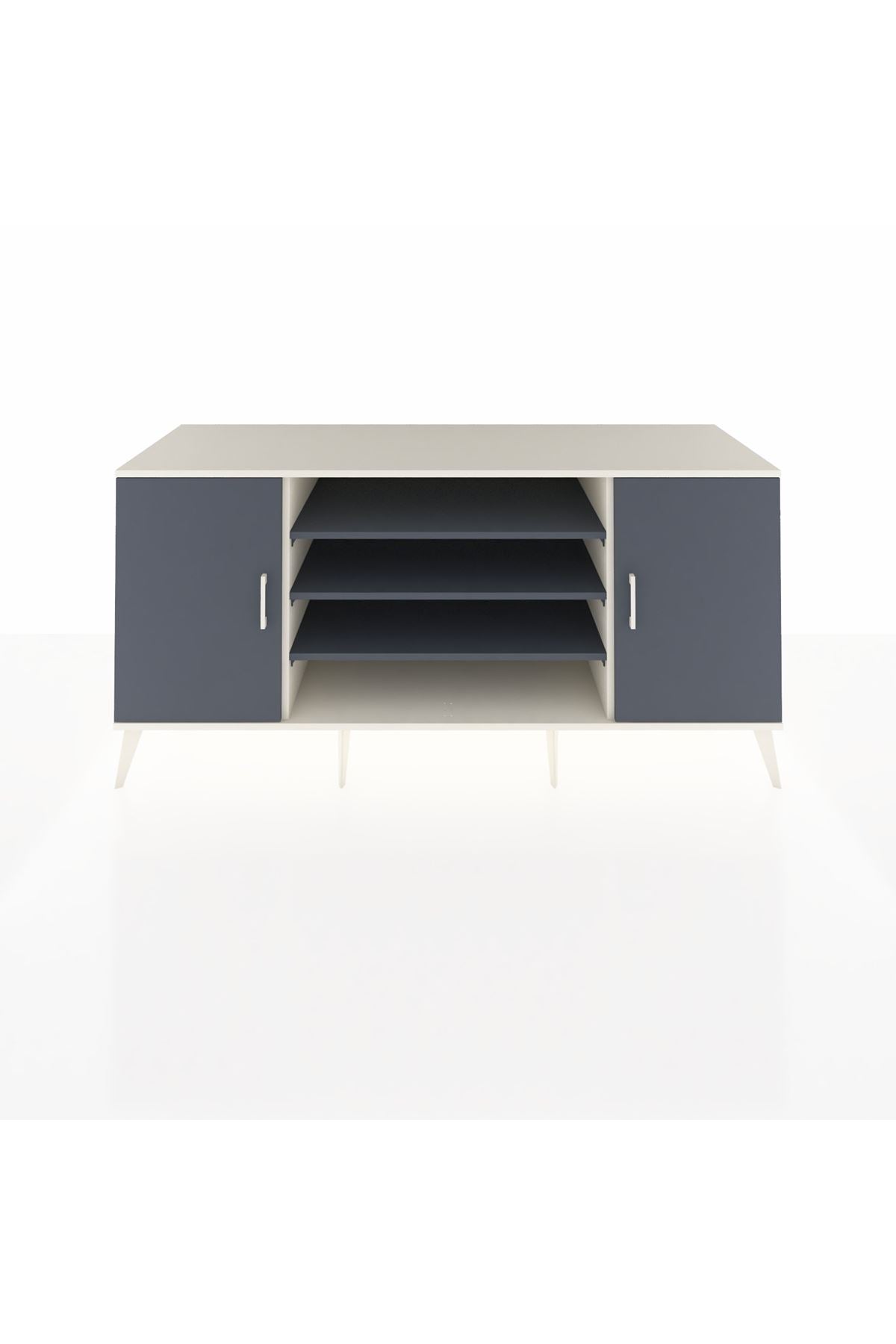 Kronos Konsol 5 Raflı 2 Kapaklı 176x59x83 - S610M037V08C
