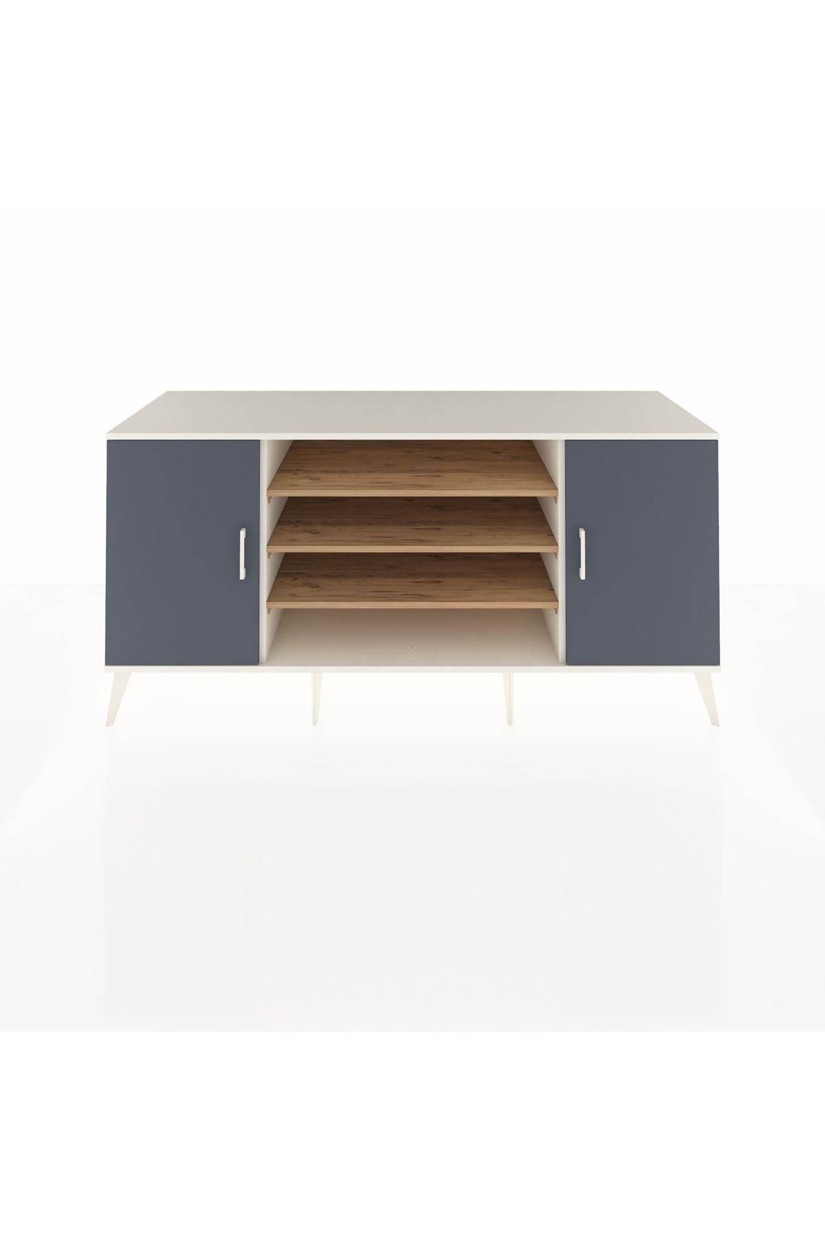 Kronos Konsol 5 Raflı 2 Kapaklı 176x59x83 - S610M037V09C