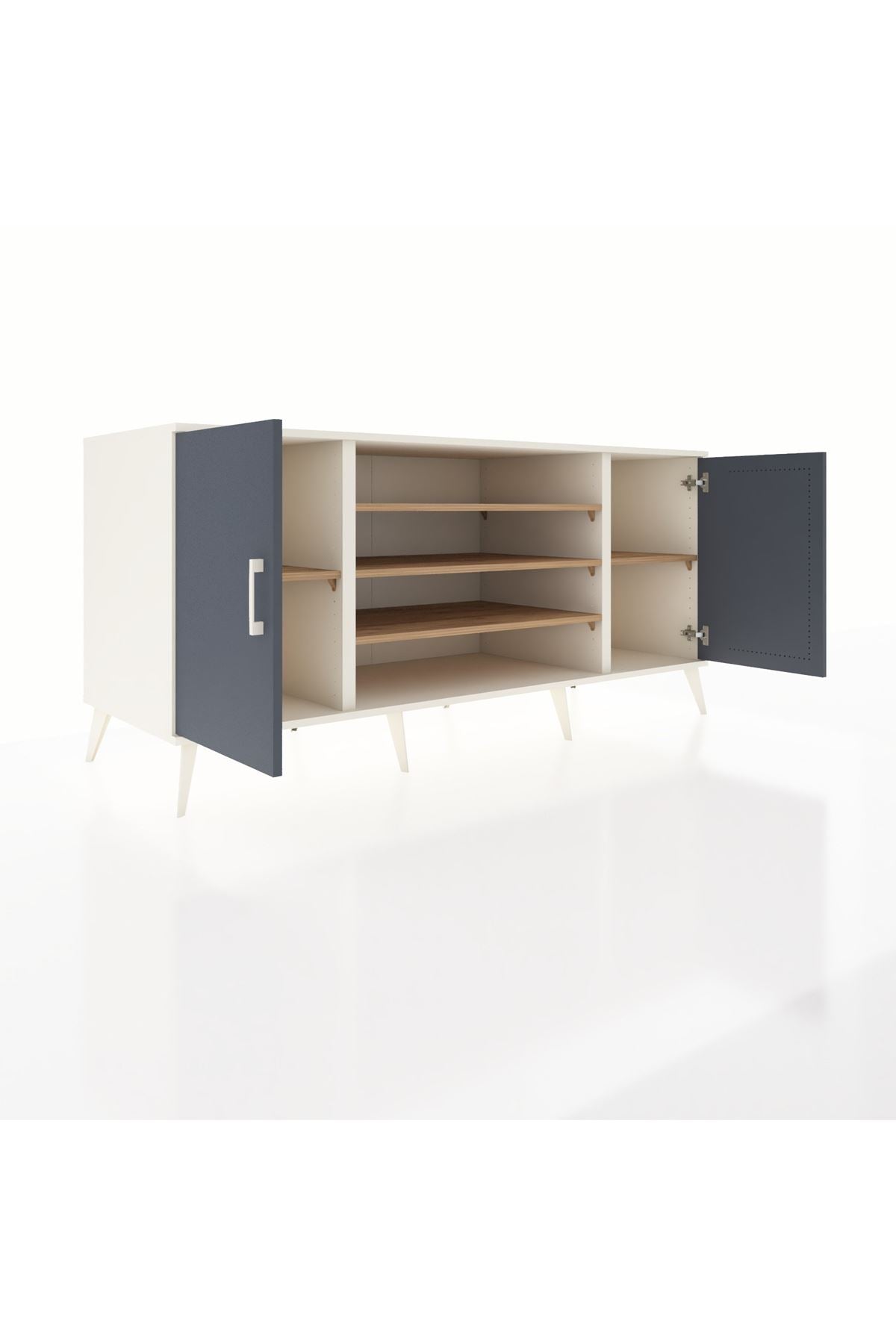 Kronos Konsol 5 Raflı 2 Kapaklı 176x59x83 - S610M037V09C