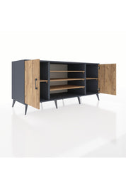 Kronos Konsol 5 Raflı 2 Kapaklı 176x59x83 - S610M037V12C