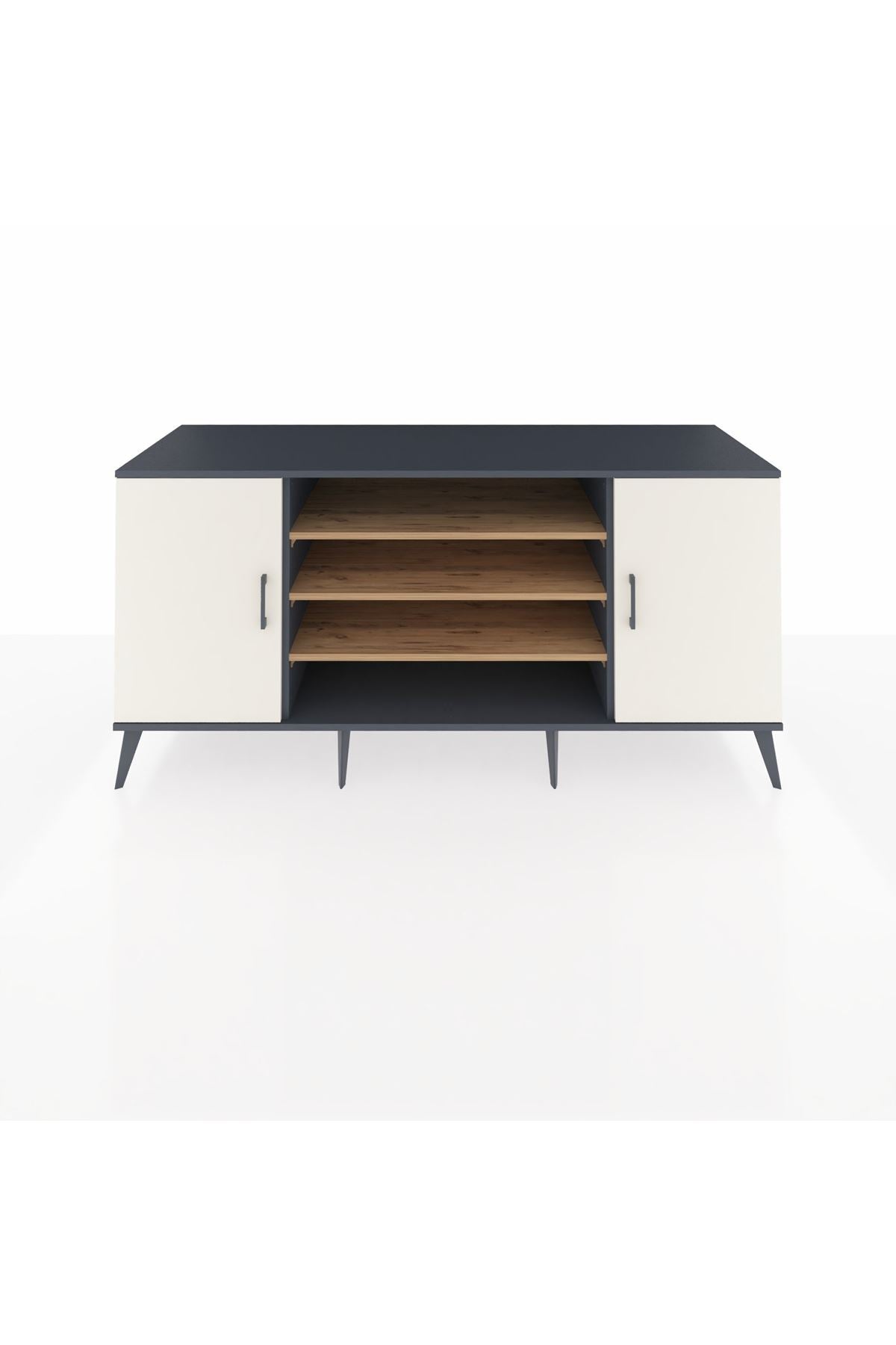 Kronos Konsol 5 Raflı 2 Kapaklı 176x59x83 - S610M037V15C