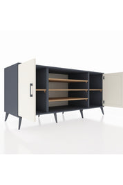 Kronos Konsol 5 Raflı 2 Kapaklı 176x59x83 - S610M037V15C