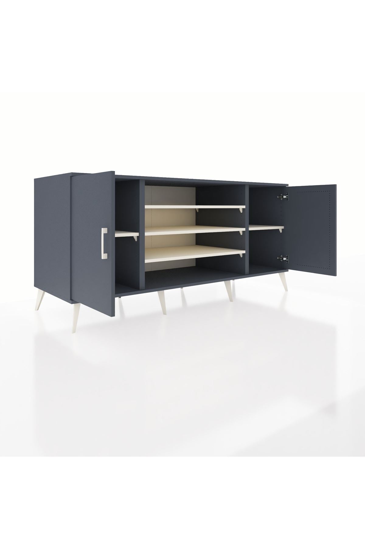 Kronos Konsol 5 Raflı 2 Kapaklı 176x59x83 - S610M037V16C