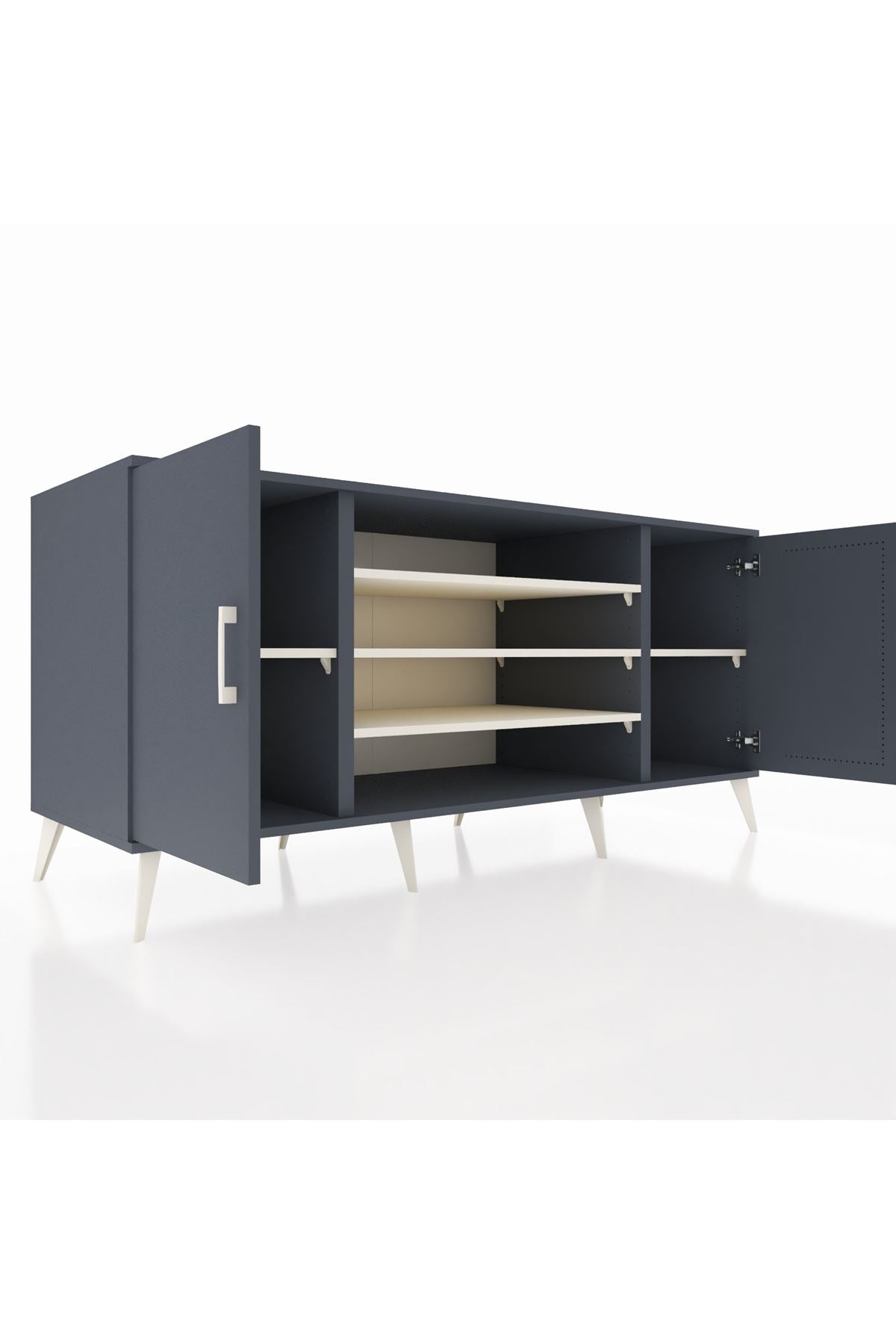 Kronos Konsol 5 Raflı 2 Kapaklı 176x59x83 - S610M037V16C
