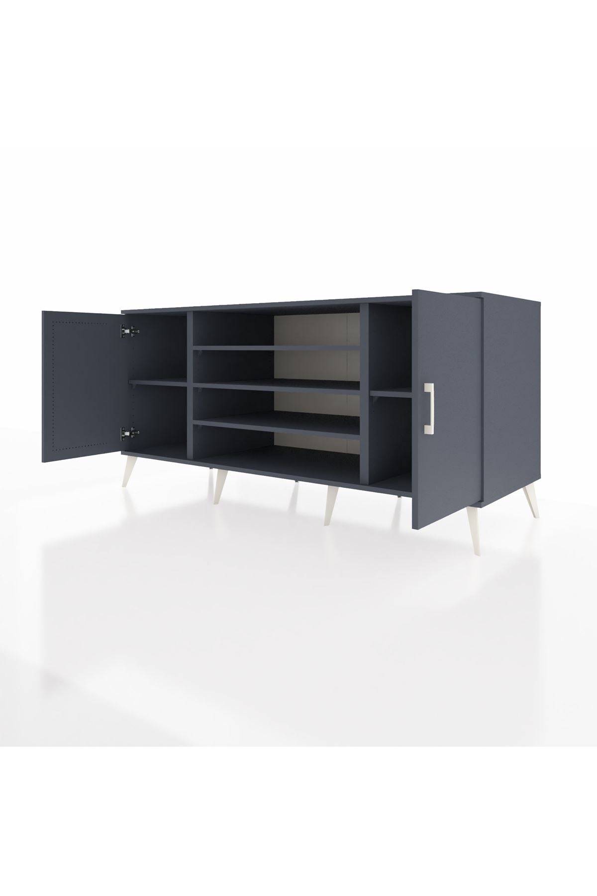 Kronos Konsol 5 Raflı 2 Kapaklı 176x59x83 - S610M037V17C
