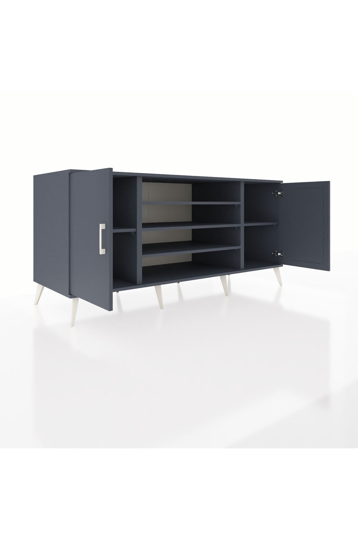 Kronos Konsol 5 Raflı 2 Kapaklı 176x59x83 - S610M037V17C