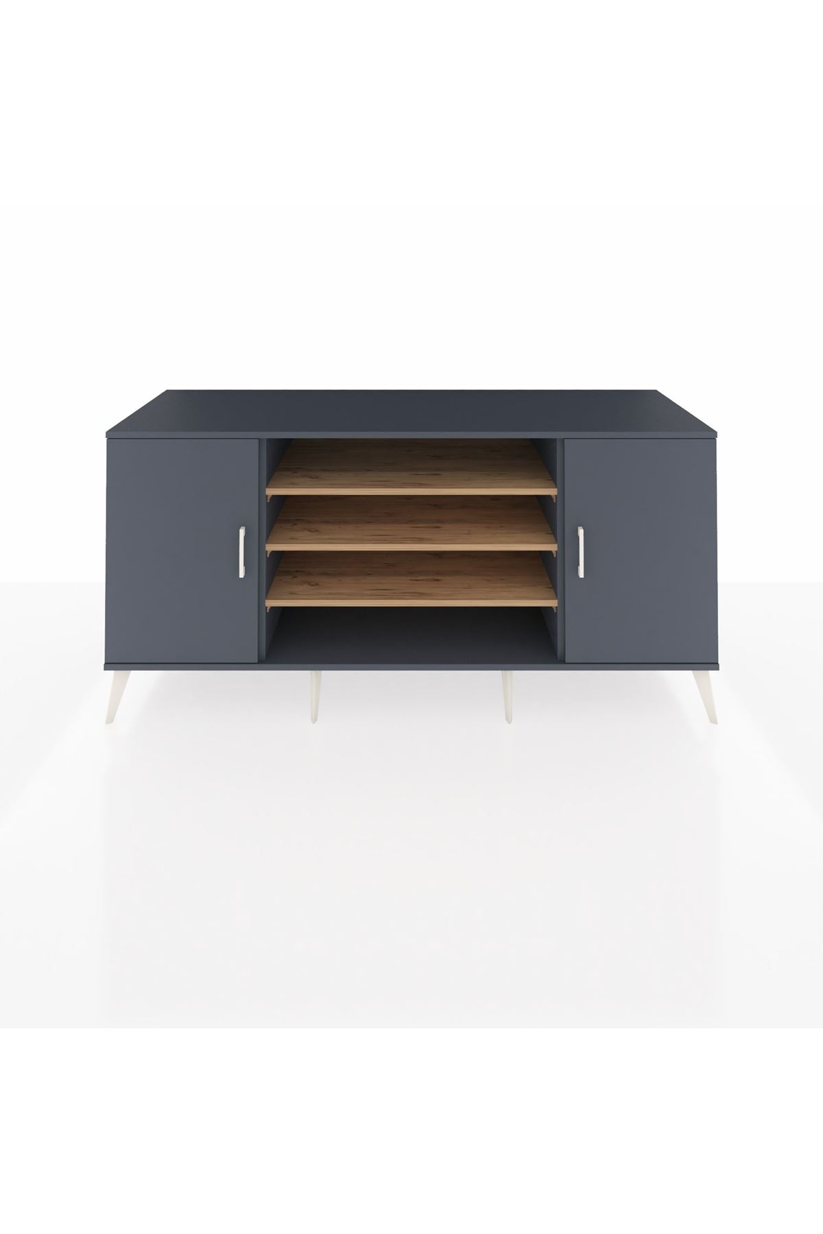 Kronos Konsol 5 Raflı 2 Kapaklı 176x59x83 - S610M037V18C