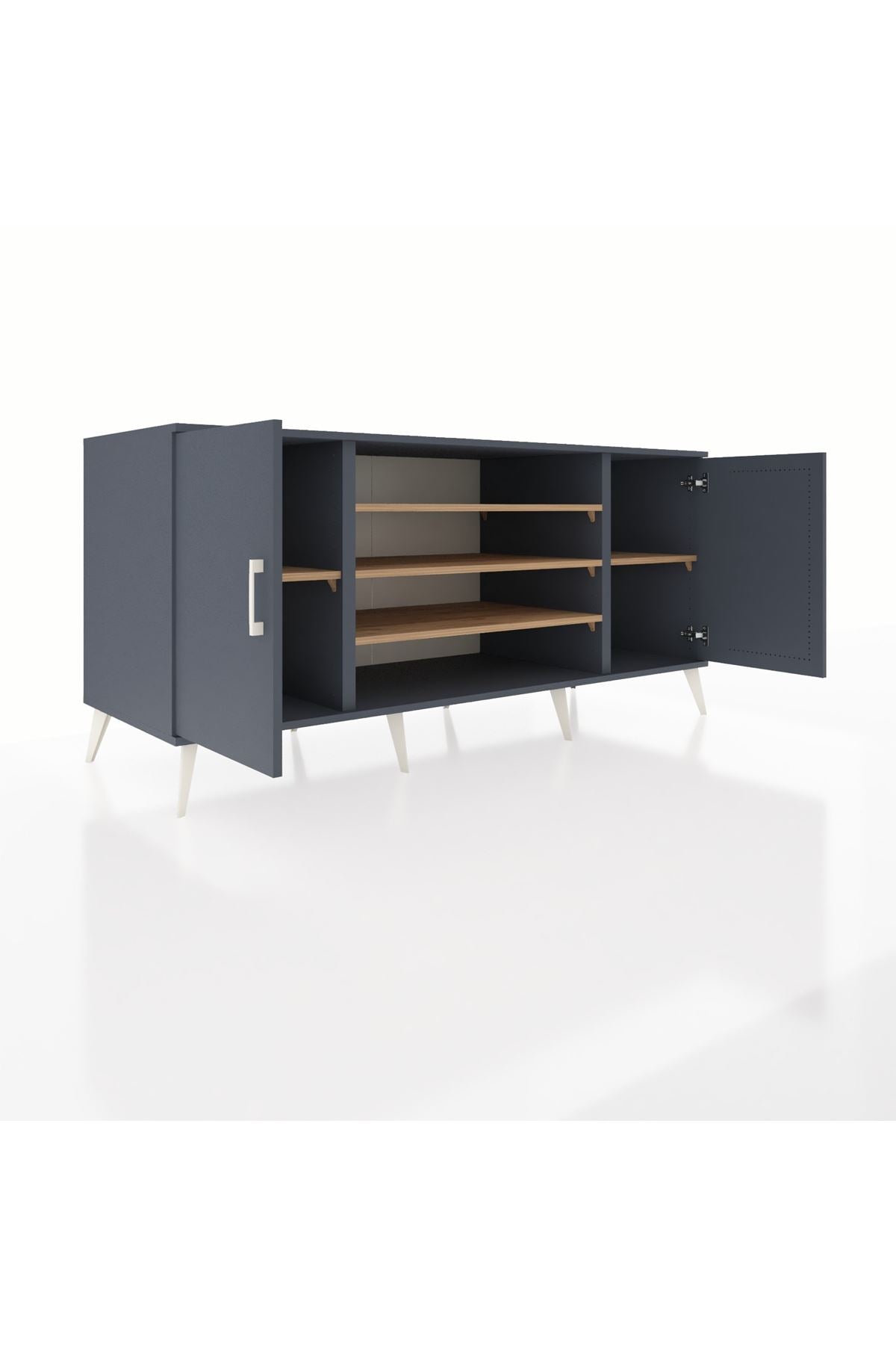 Kronos Konsol 5 Raflı 2 Kapaklı 176x59x83 - S610M037V18C
