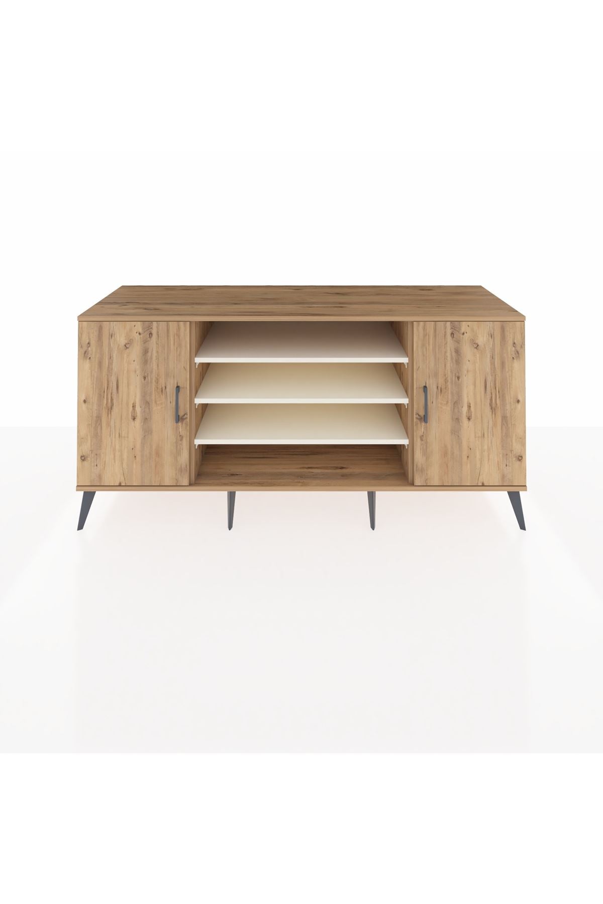 Kronos Konsol 5 Raflı 2 Kapaklı 176x59x83 - S610M037V19C