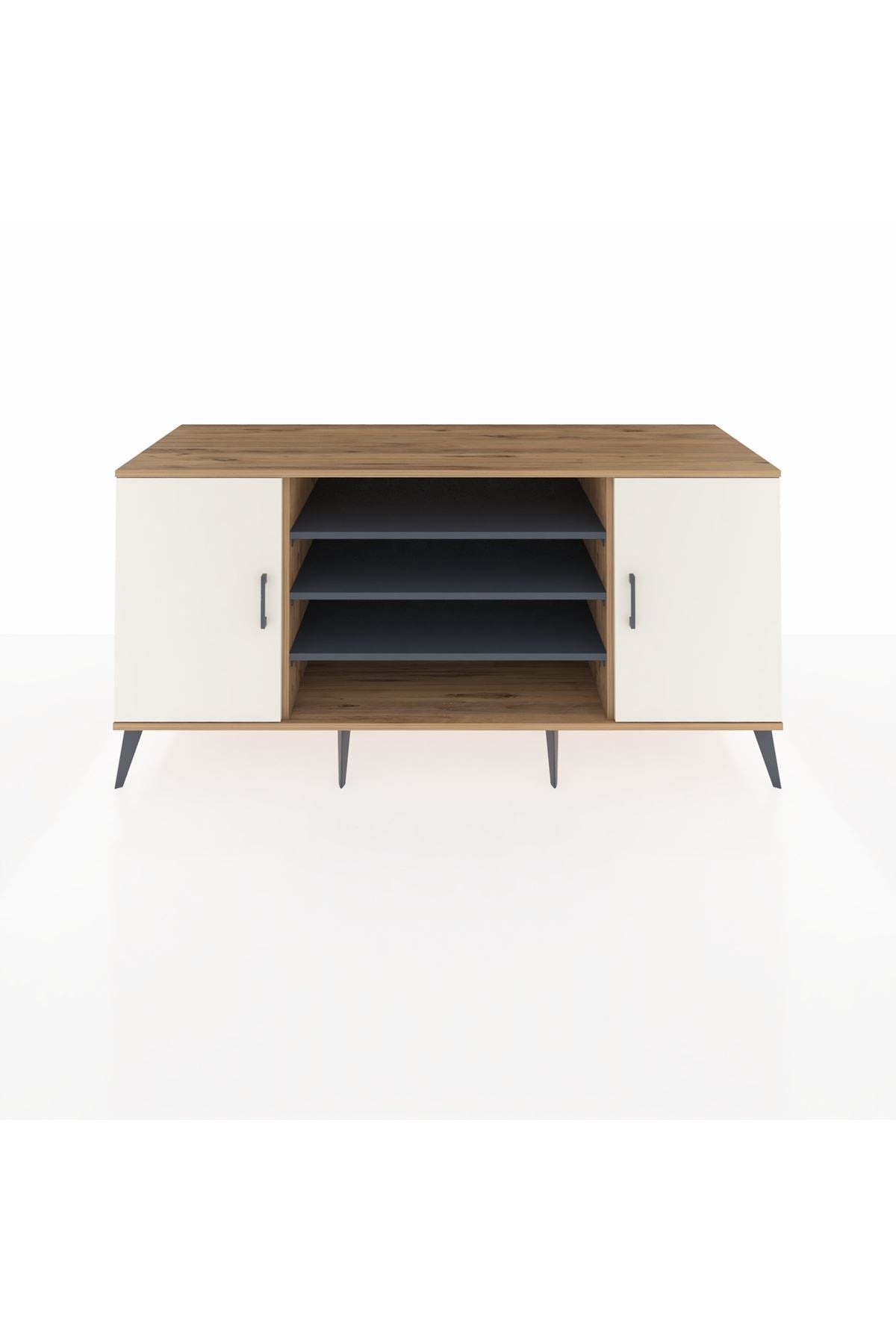 Kronos Konsol 5 Raflı 2 Kapaklı 176x59x83 - S610M037V23C