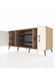 Kronos Konsol 5 Raflı 2 Kapaklı 176x59x83 - S610M037V23C