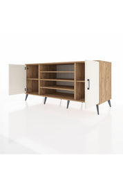 Kronos Konsol 5 Raflı 2 Kapaklı 176x59x83 - S610M037V24C