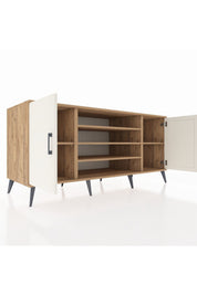 Kronos Konsol 5 Raflı 2 Kapaklı 176x59x83 - S610M037V24C