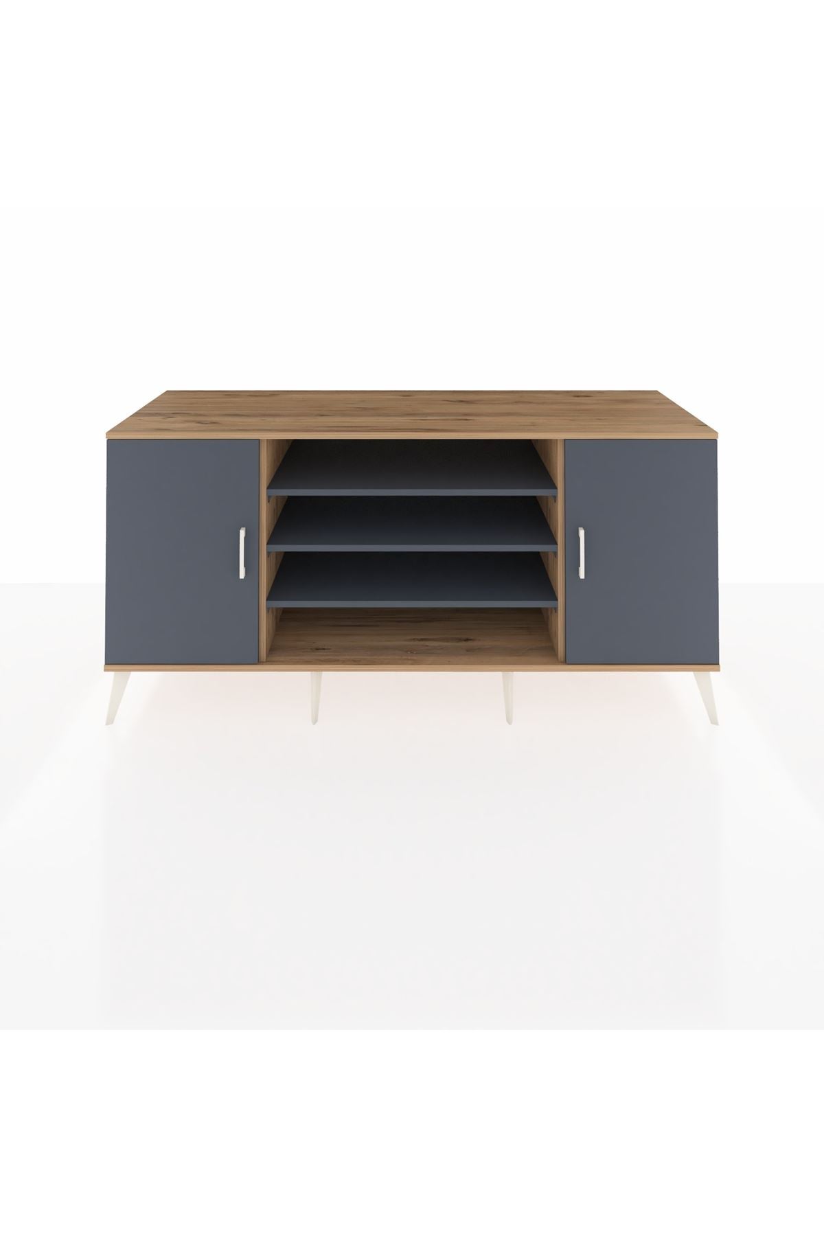 Kronos Konsol 5 Raflı 2 Kapaklı 176x59x83 - S610M037V26C