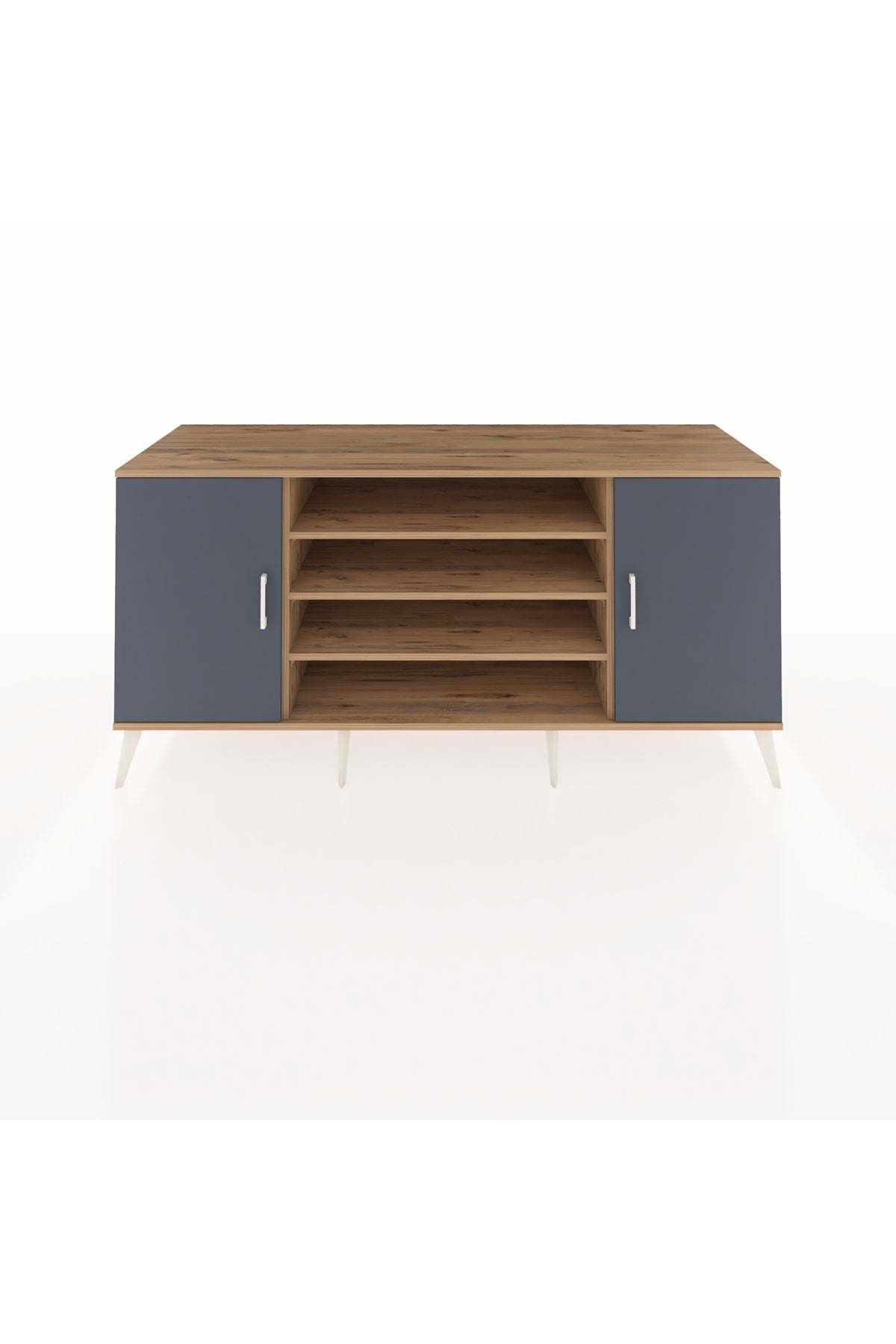 Kronos Konsol 5 Raflı 2 Kapaklı 176x59x83 - S610M037V27C