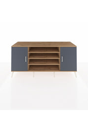 Kronos Konsol 5 Raflı 2 Kapaklı 176x59x83 - S610M037V27C