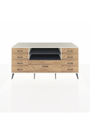 Kronos Konsol 2 Raflı 9 Çekmeceli 176x59x83 - S610M039V09C