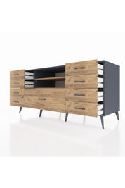 Kronos Konsol 2 Raflı 9 Çekmeceli 176x59x83 - S610M039V12C