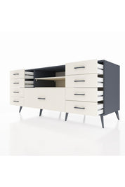 Kronos Konsol 2 Raflı 9 Çekmeceli 176x59x83 - S610M039V13C